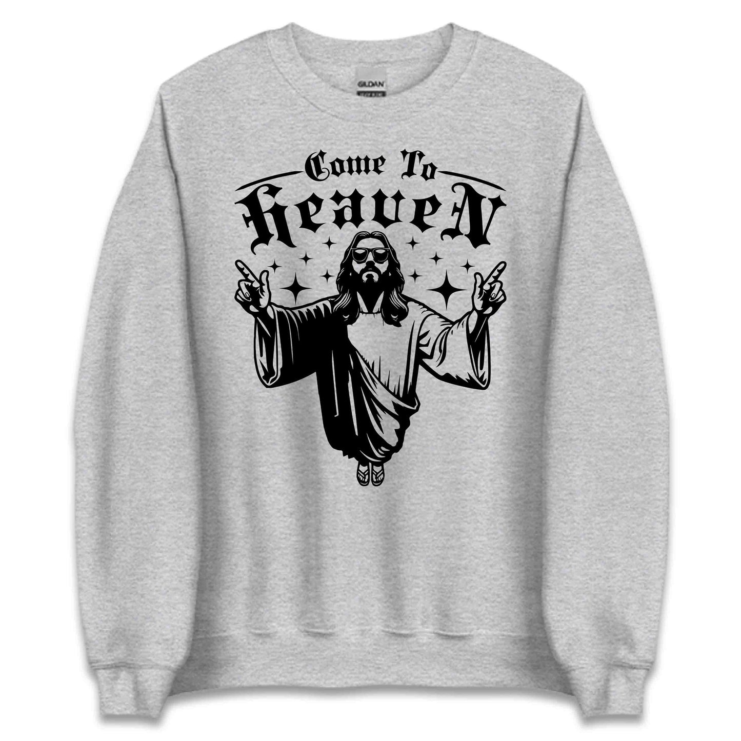 Come to Heaven Jesus with Sunglasses Humorous Christian | PRODUCT CODE: CMETHVENOAW