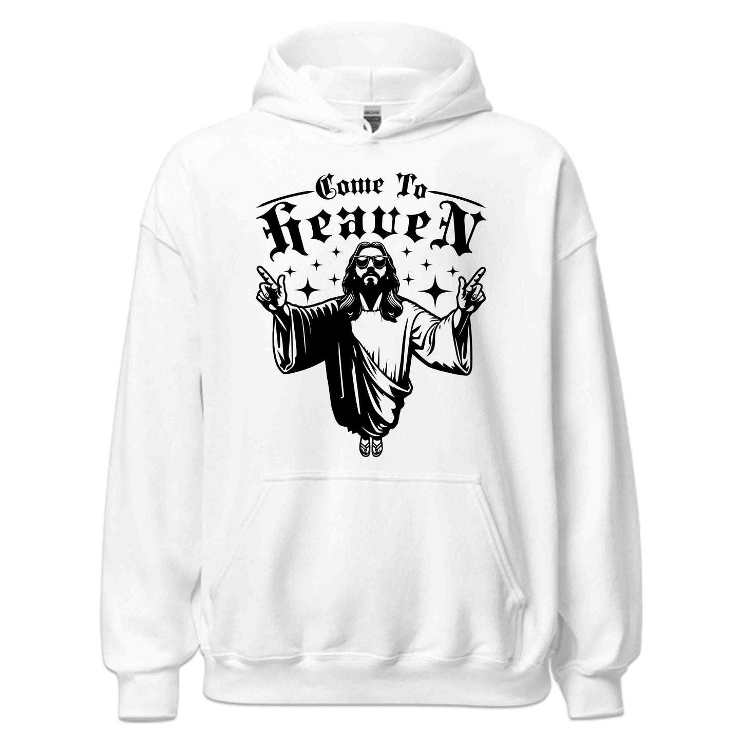 Come to Heaven Jesus with Sunglasses Humorous Christian | PRODUCT CODE: CMETHVENOAW