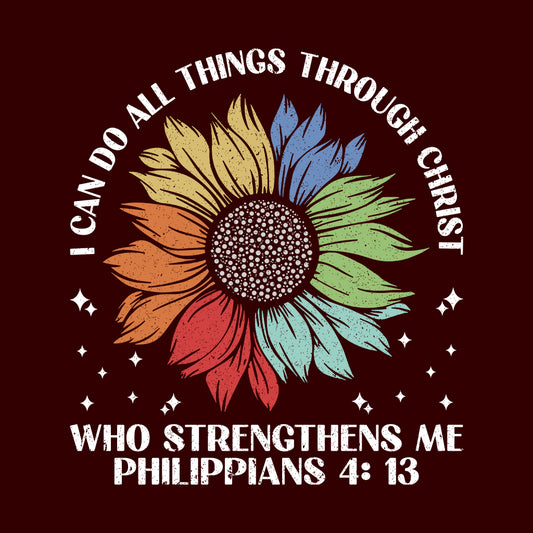 I Can Do All Things Through Christ Who Strengthens Me Bible Verse | PRODUCT CODE: CNDALBLVRP