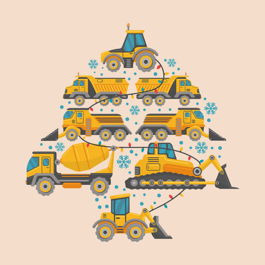 Construction Vehicle Christmas Tree Xmas Holiday Loader | PRODUCT CODE: CNTSVHLERTMS
