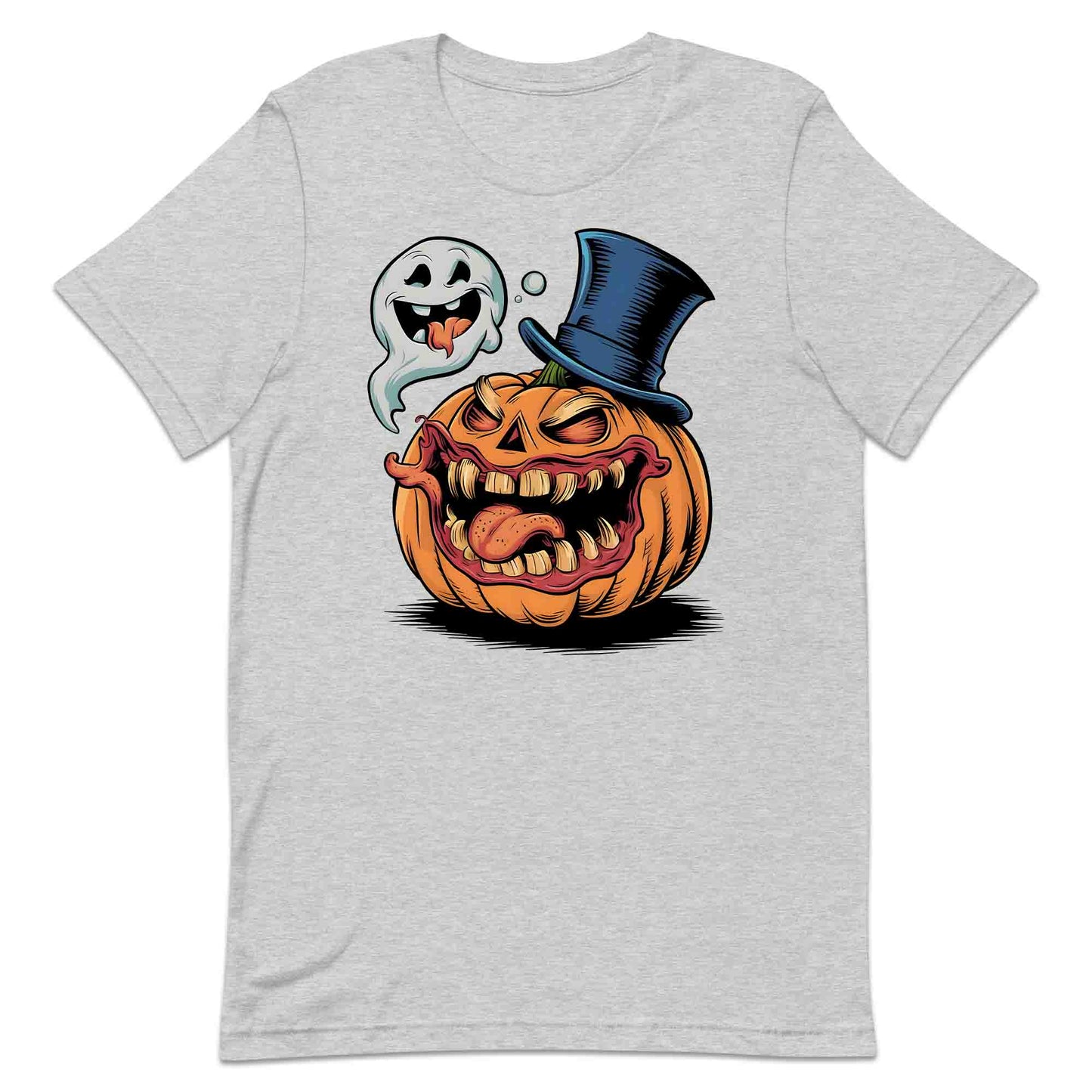 Crazy Pumpkin & Ghost T-Shirt, Wacky Jack-O’-Lantern Sweatshirt, Spooky Horror Hoodie | PRODUCT CODE: COIHEWRNG