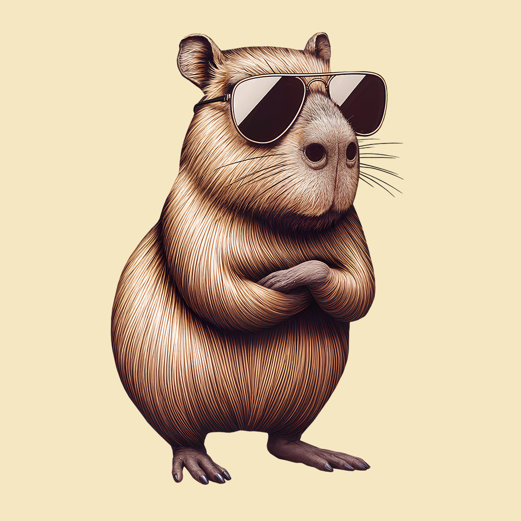 Cute Capybara With Sunglasses | PRODUCT CODE: CPYRDNGLAS