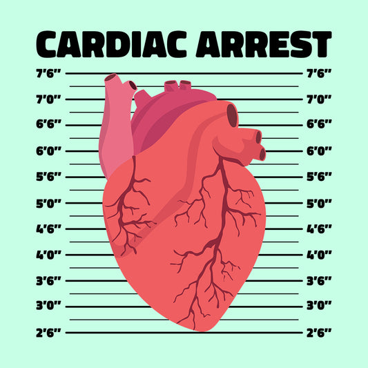 Cardiac Arrest Anatomical Heart Humor | PRODUCT CODE: CRDNRASTG