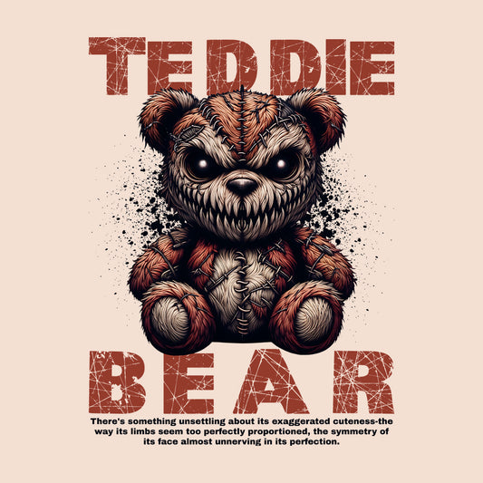 Creepy Horror Teddy Bear Gothic Aesthetic | PRODUCT CODE: CRPYHRTYDBE