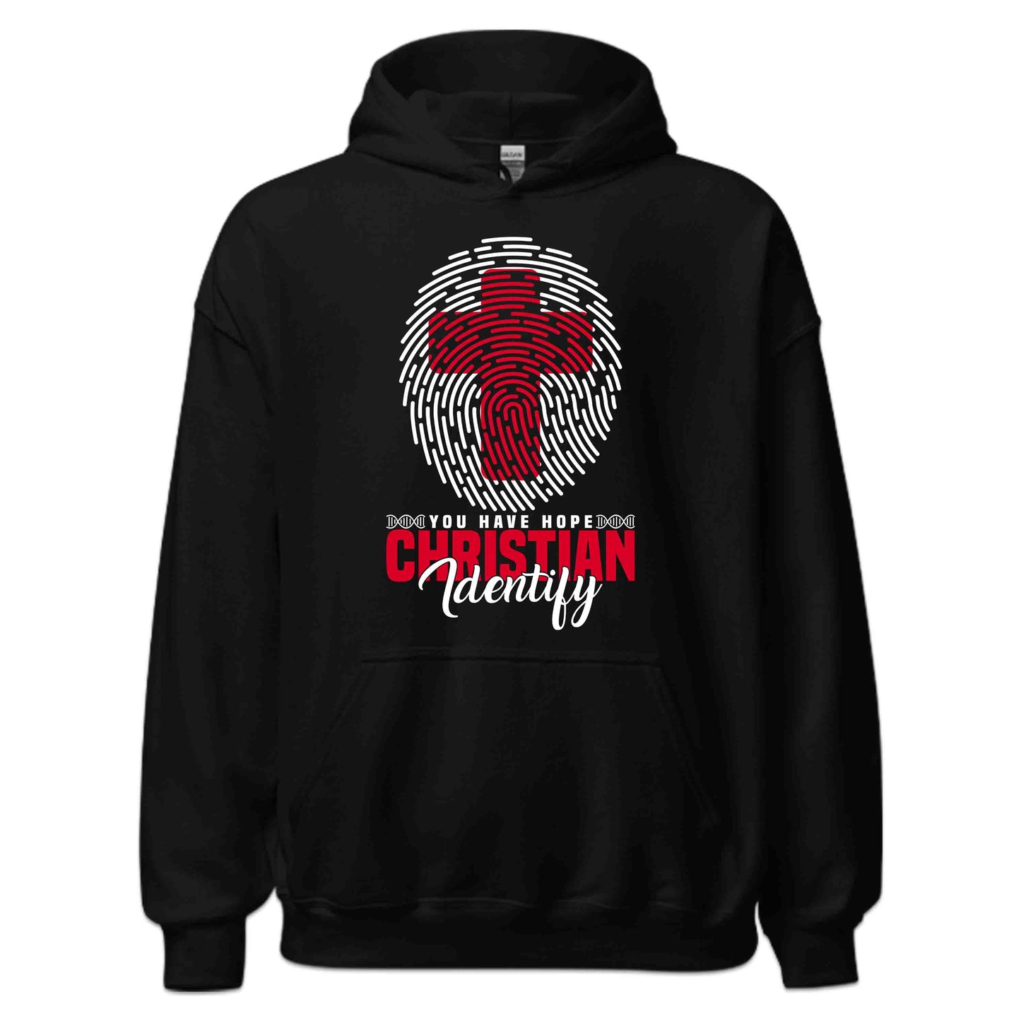 Christian Identity Christian Hope & Faith Fingerprint Cross | PRODUCT CODE: CRSHKWOANMP