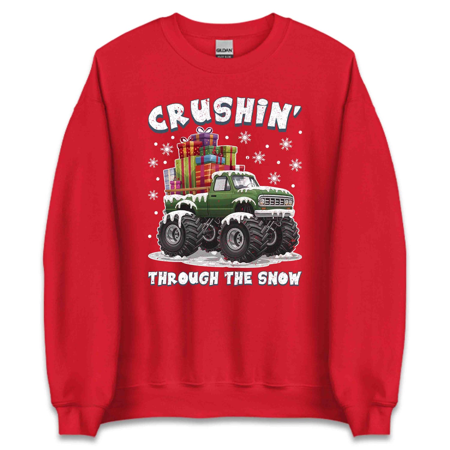 Crushin Through The Snow Monster Truck Christmas | PRODUCT CODE: CRSNGHTUMNK