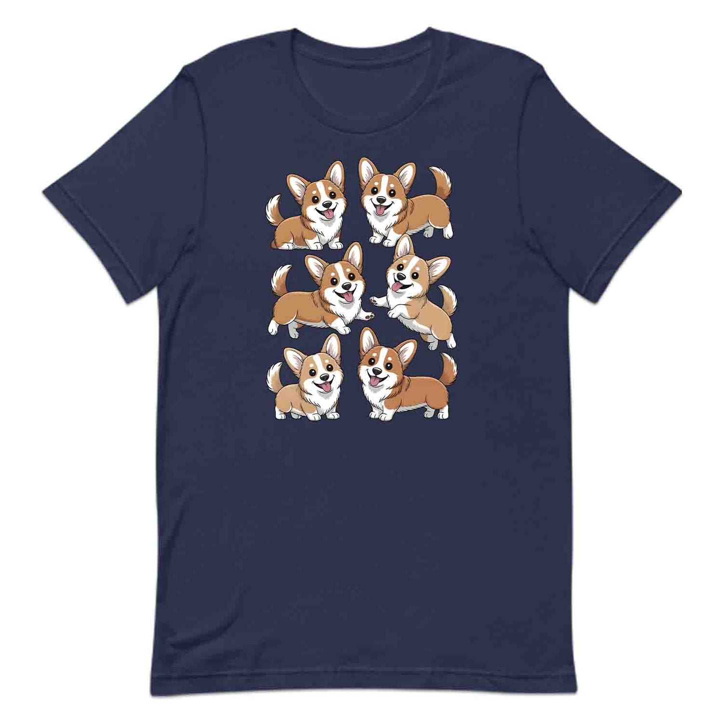 Cute Corgi Dog T-Shirt, Kawaii Puppy Sweatshirt, Smiling Corgis Hoodie | PRODUCT CODE: CRTADHGHOL