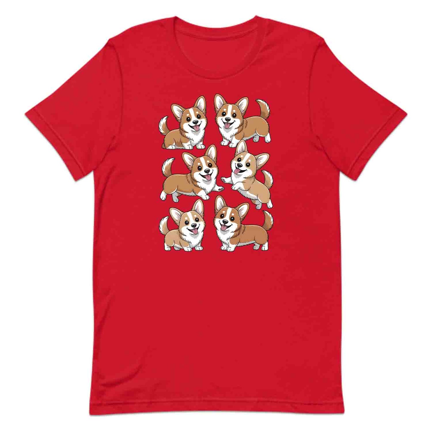 Cute Corgi Dog T-Shirt, Kawaii Puppy Sweatshirt, Smiling Corgis Hoodie | PRODUCT CODE: CRTADHGHOL