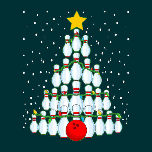 Christmas Bowling Tree Sports Xmas Enthusiast | PRODUCT CODE: CRTBLWGNREM