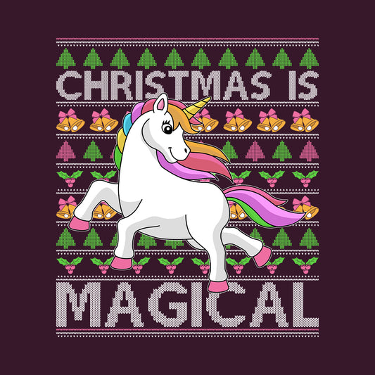 Christmas Is Magical Ugly Xmas Unicorn | PRODUCT CODE: CRTUNIOMGLCA