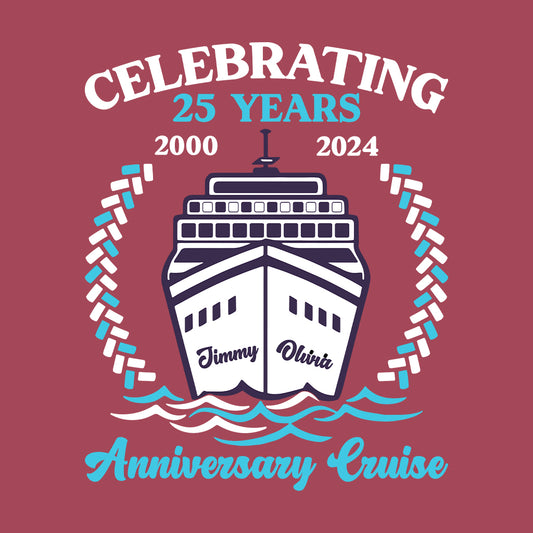 Personalized Anniversary Cruise Couples Matching | PRODUCT CODE: CSTANVRSHNY