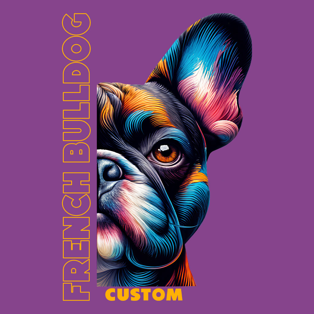 Personalised French Bulldog | PRODUCT CODE: CSTFRNHBLU