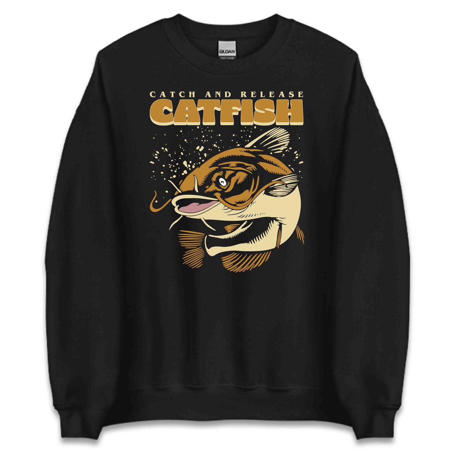 Catch & Release Catfish Vintage Fish Anglers | PRODUCT CODE: CTHNDRLSEFHVG