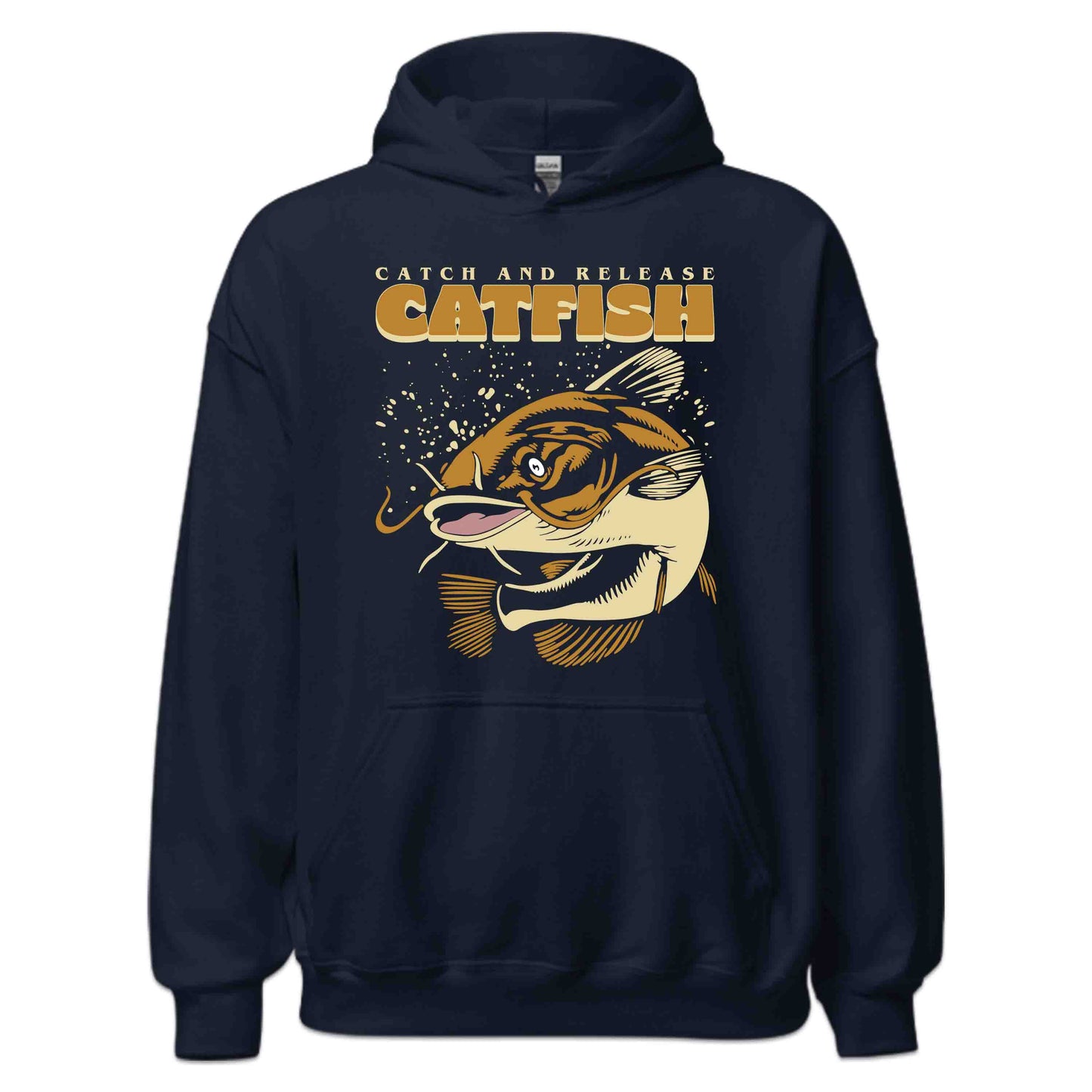 Catch & Release Catfish Vintage Fish Anglers | PRODUCT CODE: CTHNDRLSEFHVG