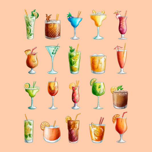 Cocktails Mixology Alcohol Lover | PRODUCT CODE: CTMXGLYBRT
