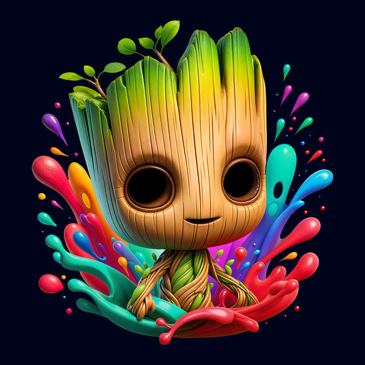 Baby Groot T-Shirt | Guardians of the Galaxy Jumper | Marvel Comic Art Hoodie | PRODUCT CODE: CTYGRTIBVLAD
