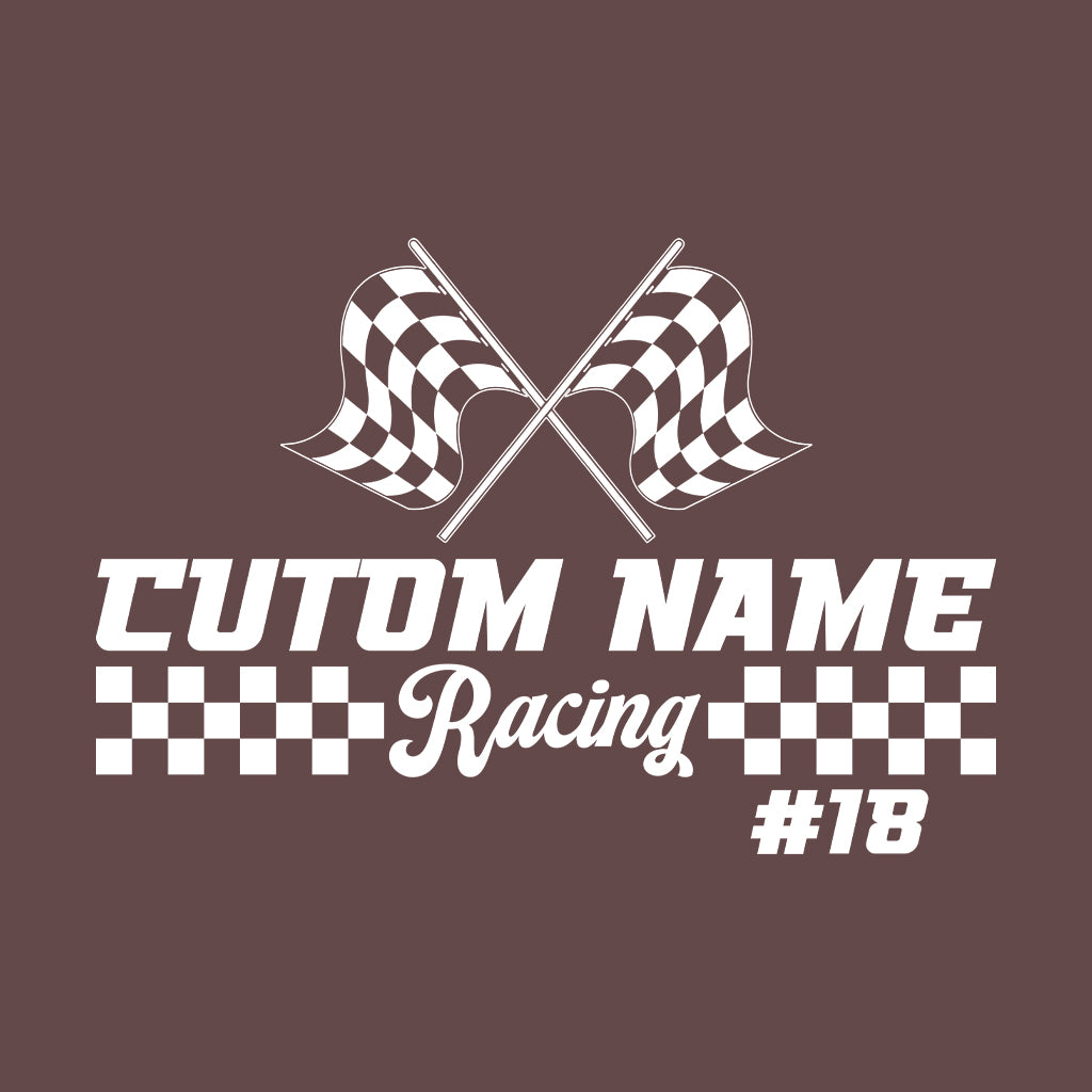 Personalized Racing Name Number | PRODUCT CODE: CUSTRGNPZM