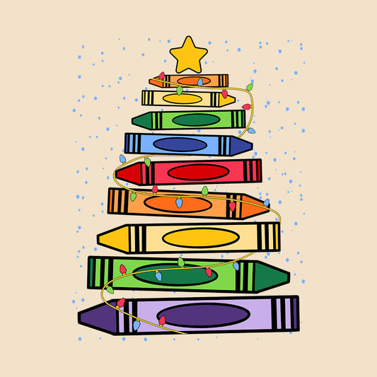 Crayon Christmas Tree Xmas Colorful Crayon | PRODUCT CODE: CYVNYOTRXMSA