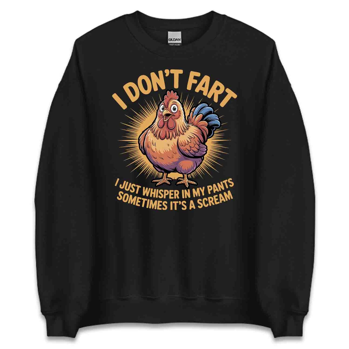 I Whisper in My Pants T-Shirt, Hilarious Chicken Sweatshirt, Poultry Gag Hoodie | PRODUCT CODE: DASLHJFTW
