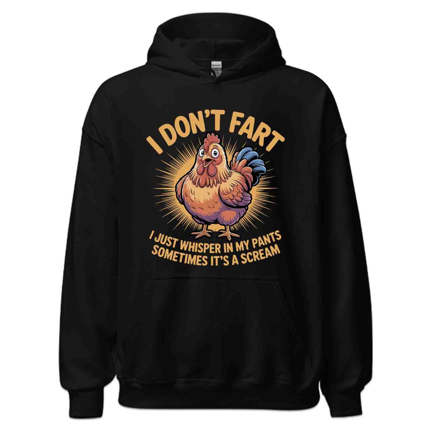 I Whisper in My Pants T-Shirt, Hilarious Chicken Sweatshirt, Poultry Gag Hoodie | PRODUCT CODE: DASLHJFTW