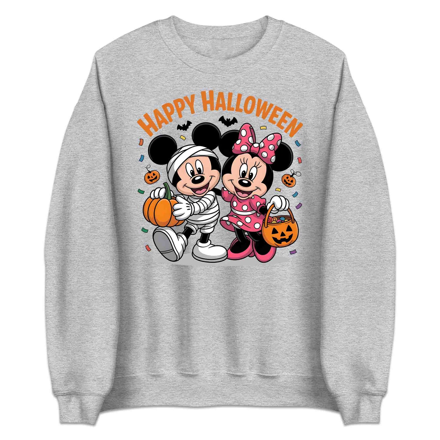 Happy Halloween Mickey & Minnie T-Shirt, Pumpkin Candy Sweatshirt, Spooky Disney Hoodie | PRODUCT CODE: DASNBVRWUC