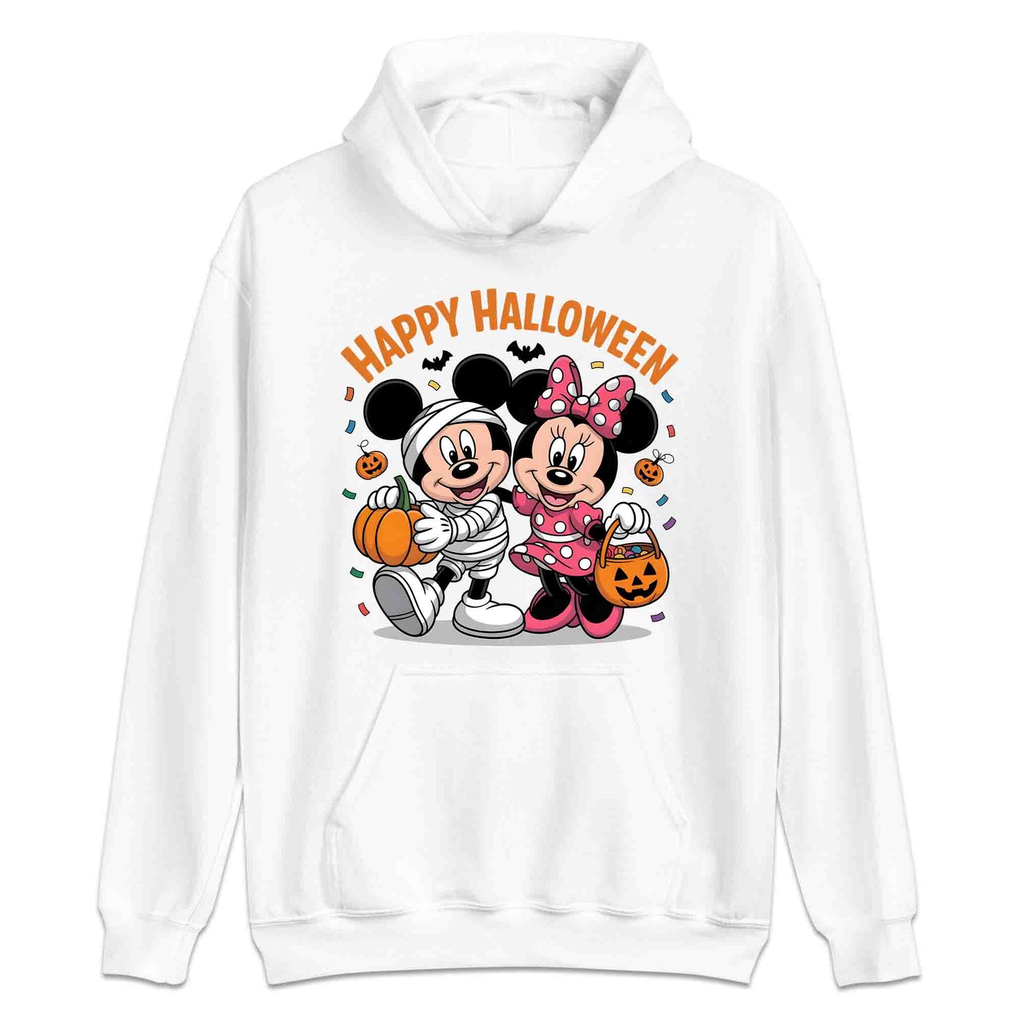 Happy Halloween Mickey & Minnie T-Shirt, Pumpkin Candy Sweatshirt, Spooky Disney Hoodie | PRODUCT CODE: DASNBVRWUC