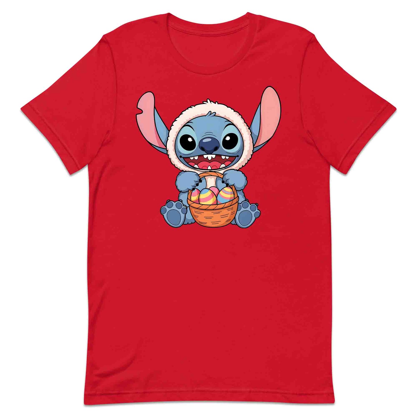 Disney Stitch Easter T-Shirt | Bunny Stitch & Colorful Eggs Jumper | Easter Lilo & Stitch Hoodie | PRODUCT CODE: DFGDMERWOIV