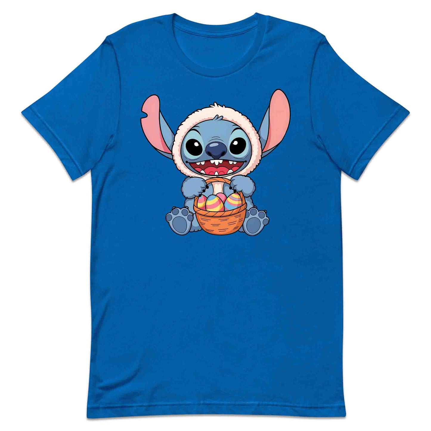 Disney Stitch Easter T-Shirt | Bunny Stitch & Colorful Eggs Jumper | Easter Lilo & Stitch Hoodie | PRODUCT CODE: DFGDMERWOIV