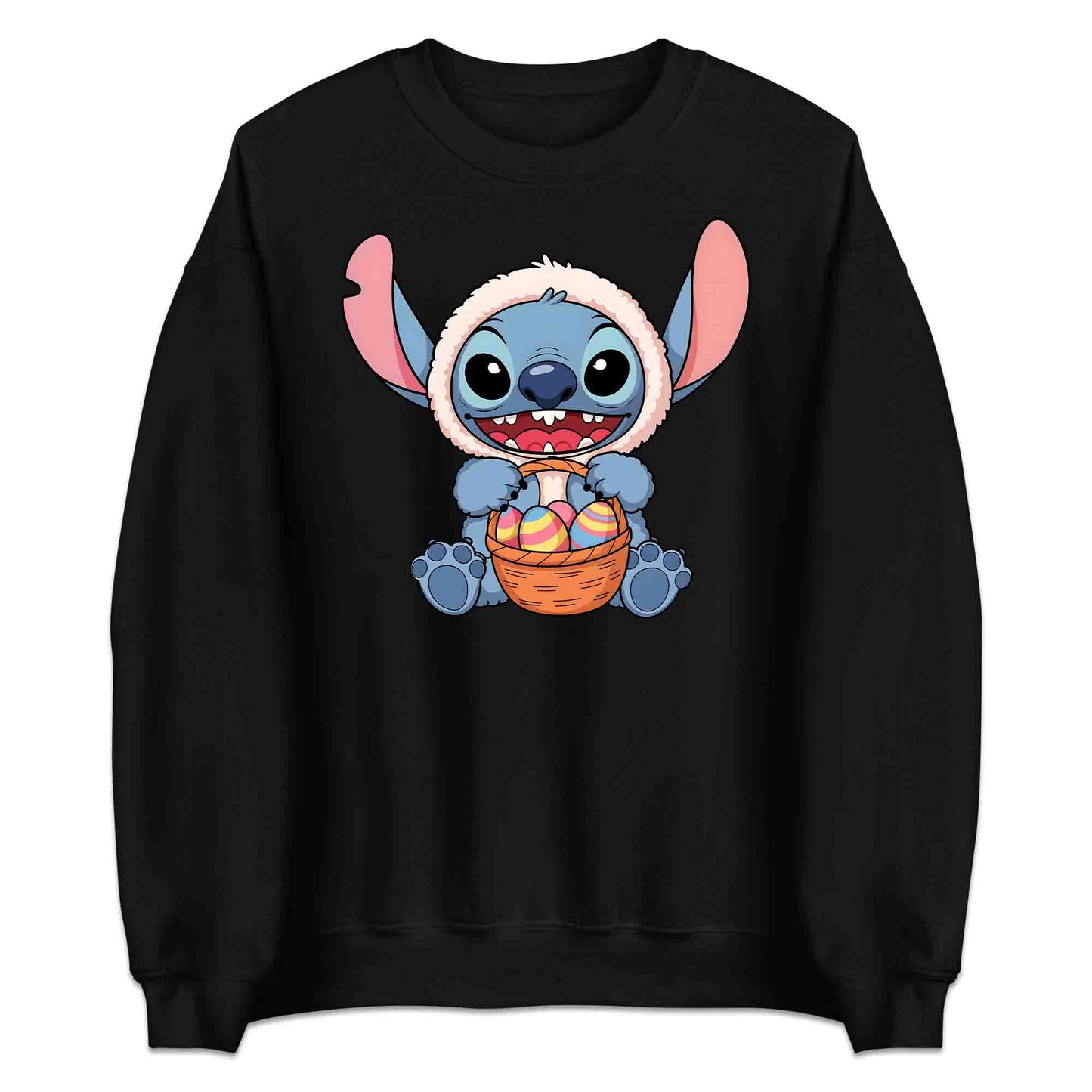 Disney Stitch Easter T-Shirt | Bunny Stitch & Colorful Eggs Jumper | Easter Lilo & Stitch Hoodie | PRODUCT CODE: DFGDMERWOIV