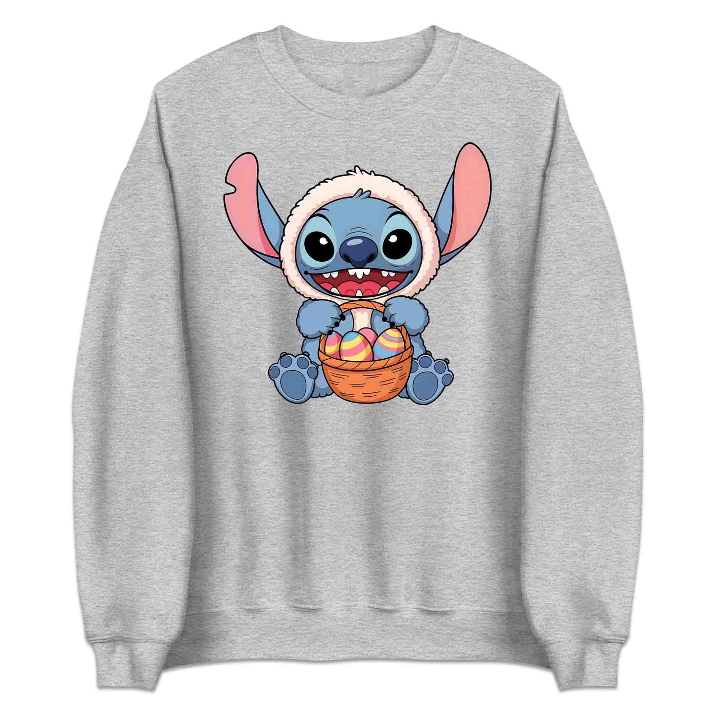 Disney Stitch Easter T-Shirt | Bunny Stitch & Colorful Eggs Jumper | Easter Lilo & Stitch Hoodie | PRODUCT CODE: DFGDMERWOIV