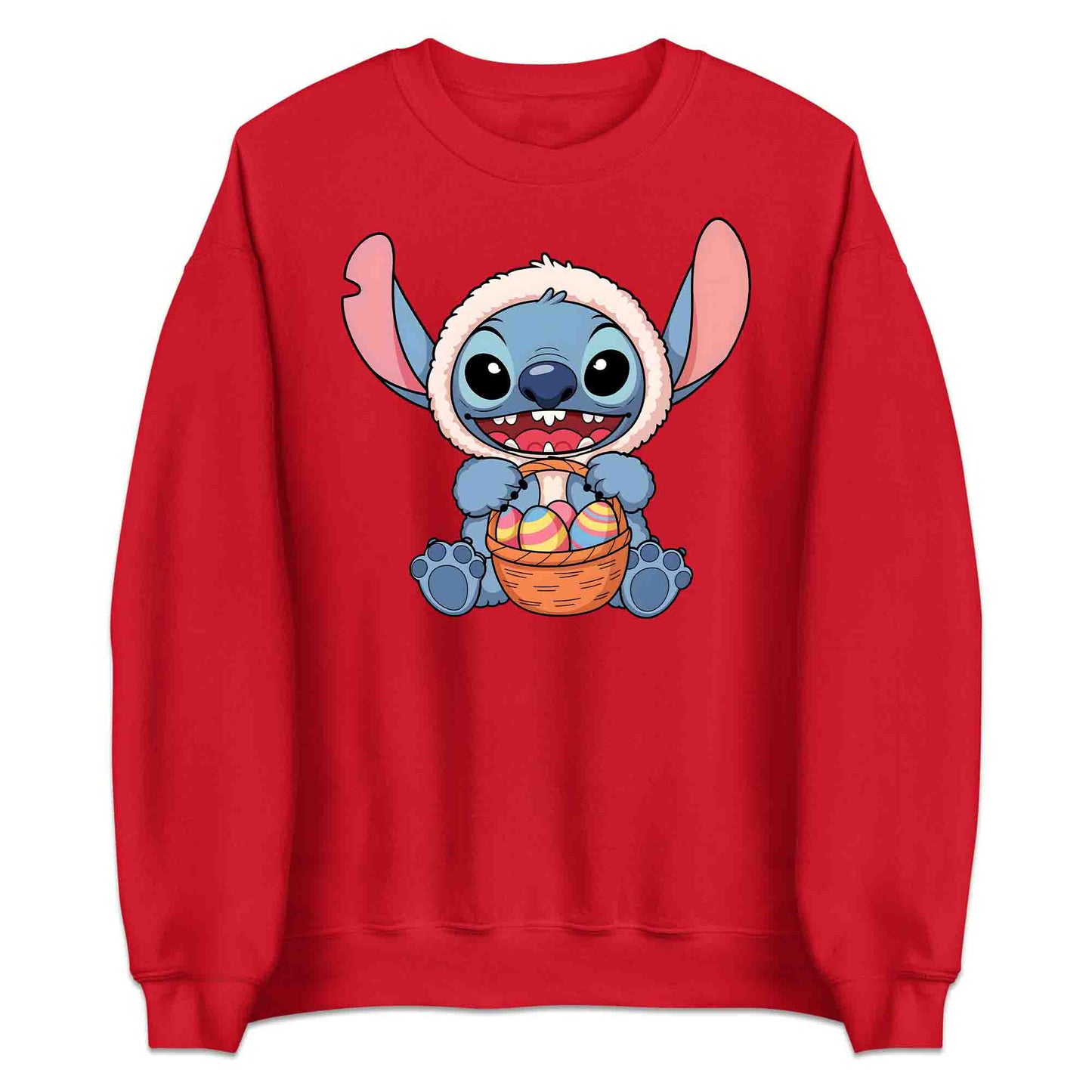 Disney Stitch Easter T-Shirt | Bunny Stitch & Colorful Eggs Jumper | Easter Lilo & Stitch Hoodie | PRODUCT CODE: DFGDMERWOIV