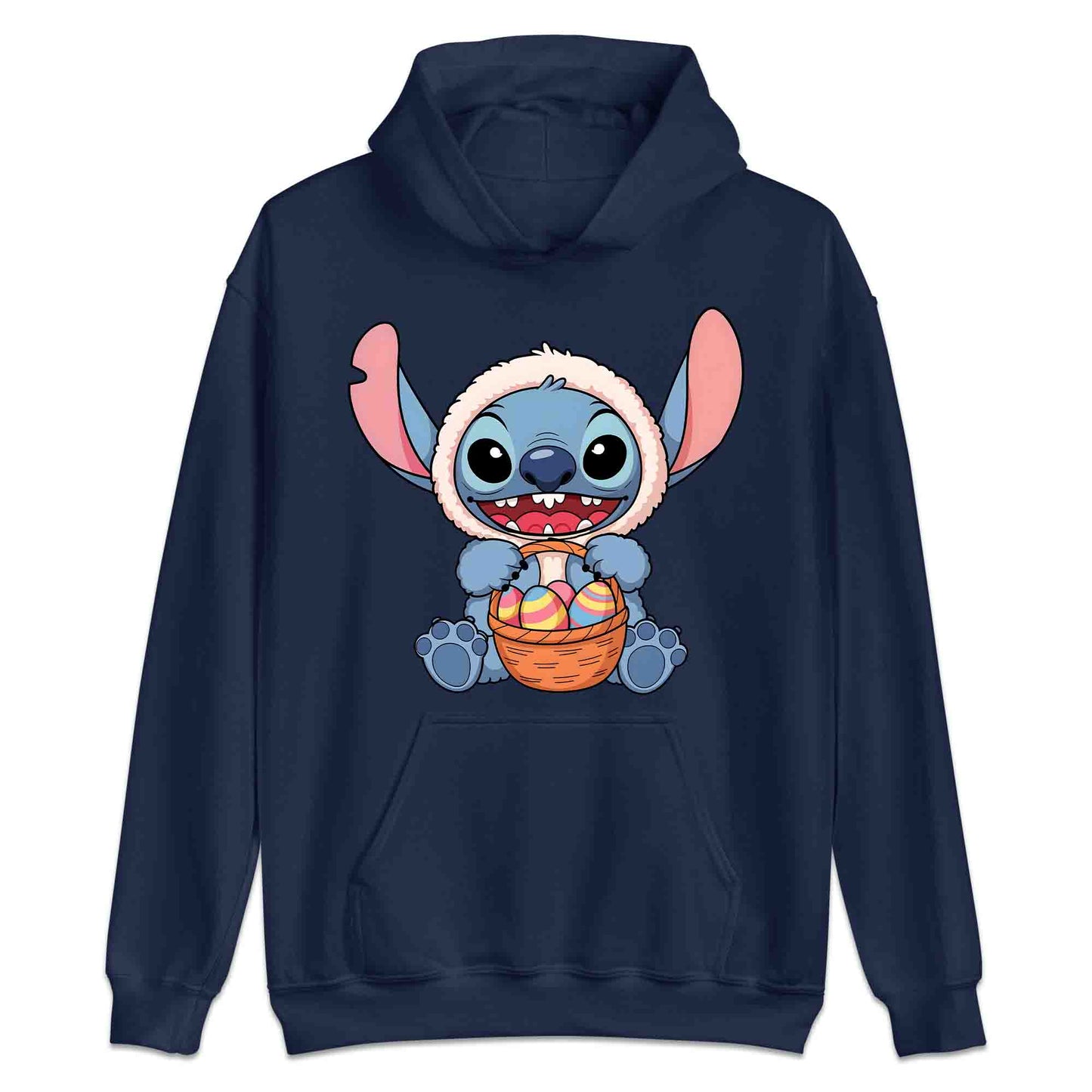 Disney Stitch Easter T-Shirt | Bunny Stitch & Colorful Eggs Jumper | Easter Lilo & Stitch Hoodie | PRODUCT CODE: DFGDMERWOIV