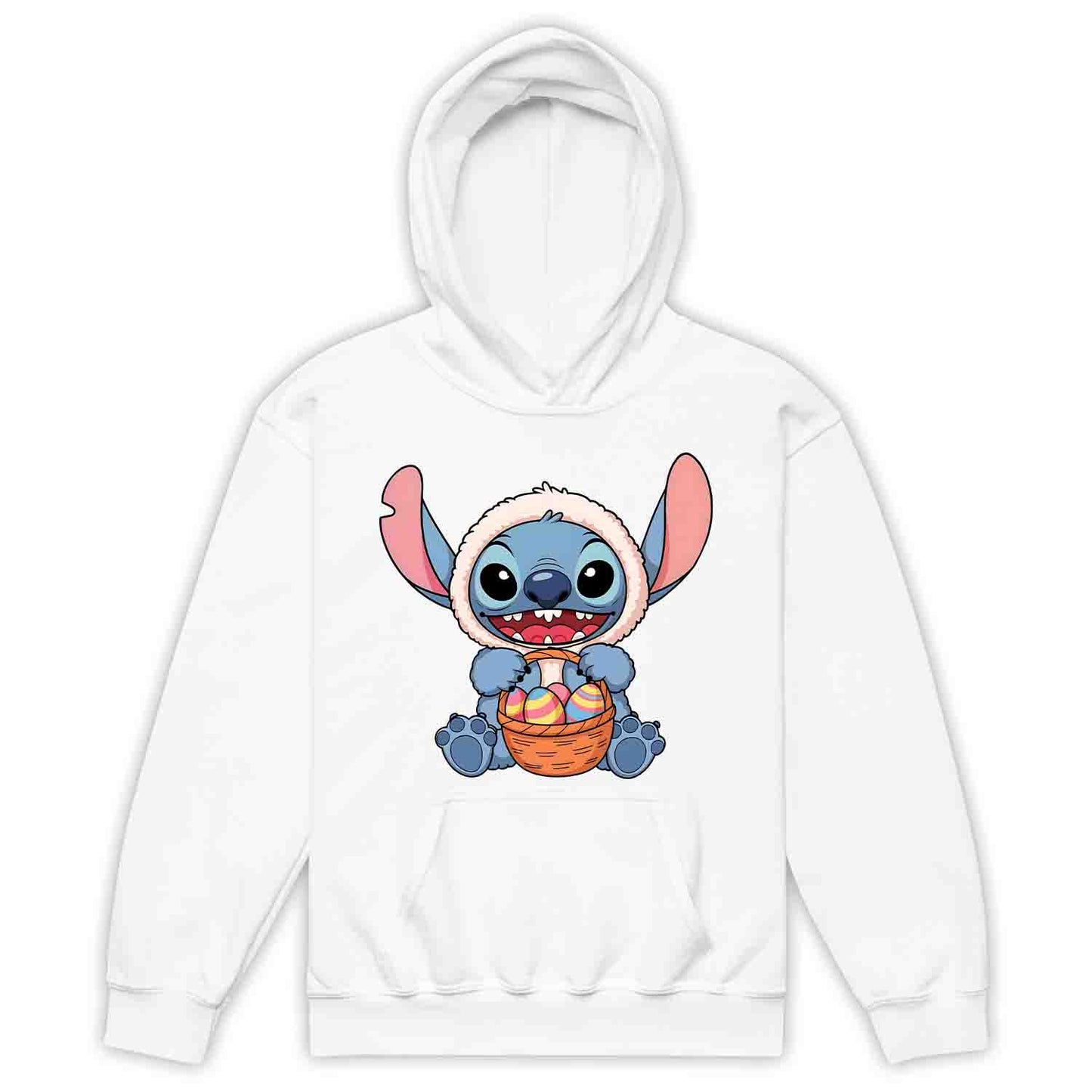 Disney Stitch Easter Kids T-Shirt | Bunny Stitch & Colorful Eggs Kids Jumper | Easter Lilo & Stitch Hoodie | PRODUCT CODE: DFGDMERWOIV
