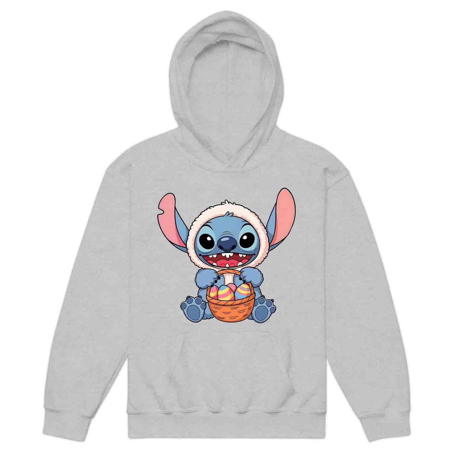 Disney Stitch Easter Kids T-Shirt | Bunny Stitch & Colorful Eggs Kids Jumper | Easter Lilo & Stitch Hoodie | PRODUCT CODE: DFGDMERWOIV