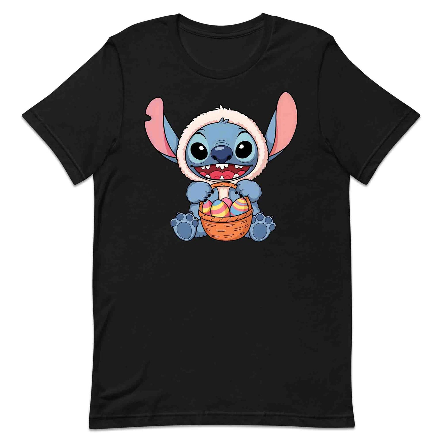 Disney Stitch Easter T-Shirt | Bunny Stitch & Colorful Eggs Jumper | Easter Lilo & Stitch Hoodie | PRODUCT CODE: DFGDMERWOIV