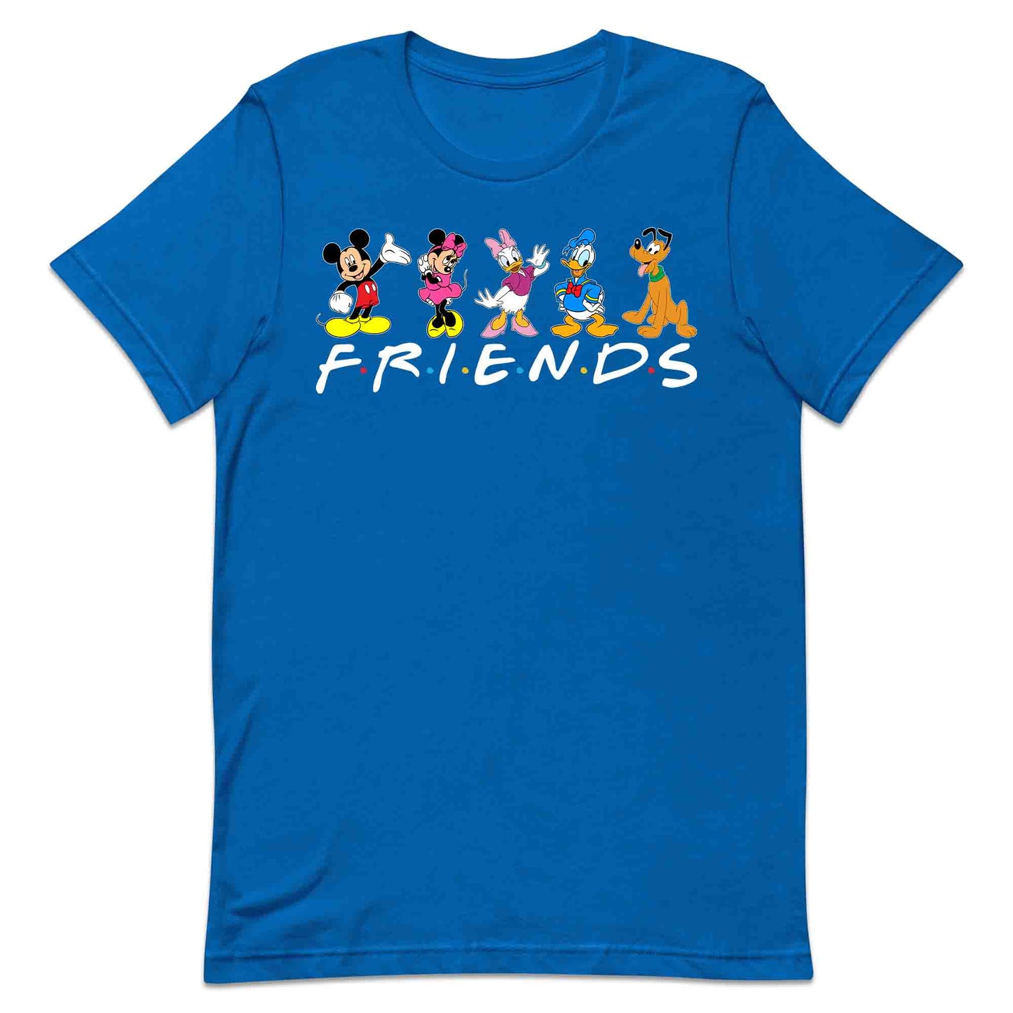 Disney Friends T-Shirt | Mickey, Minnie, Donald, Daisy & Pluto Jumper | Disney Trip Hoodie | PRODUCT CODE: DFRSNCUROW