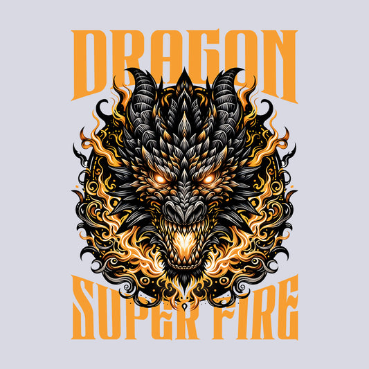 Dragon Super Fire Fantasy Streetwear Mythical Creature Fire-Breathing Dragon | PRODUCT CODE: DGRNOSPUFENYT