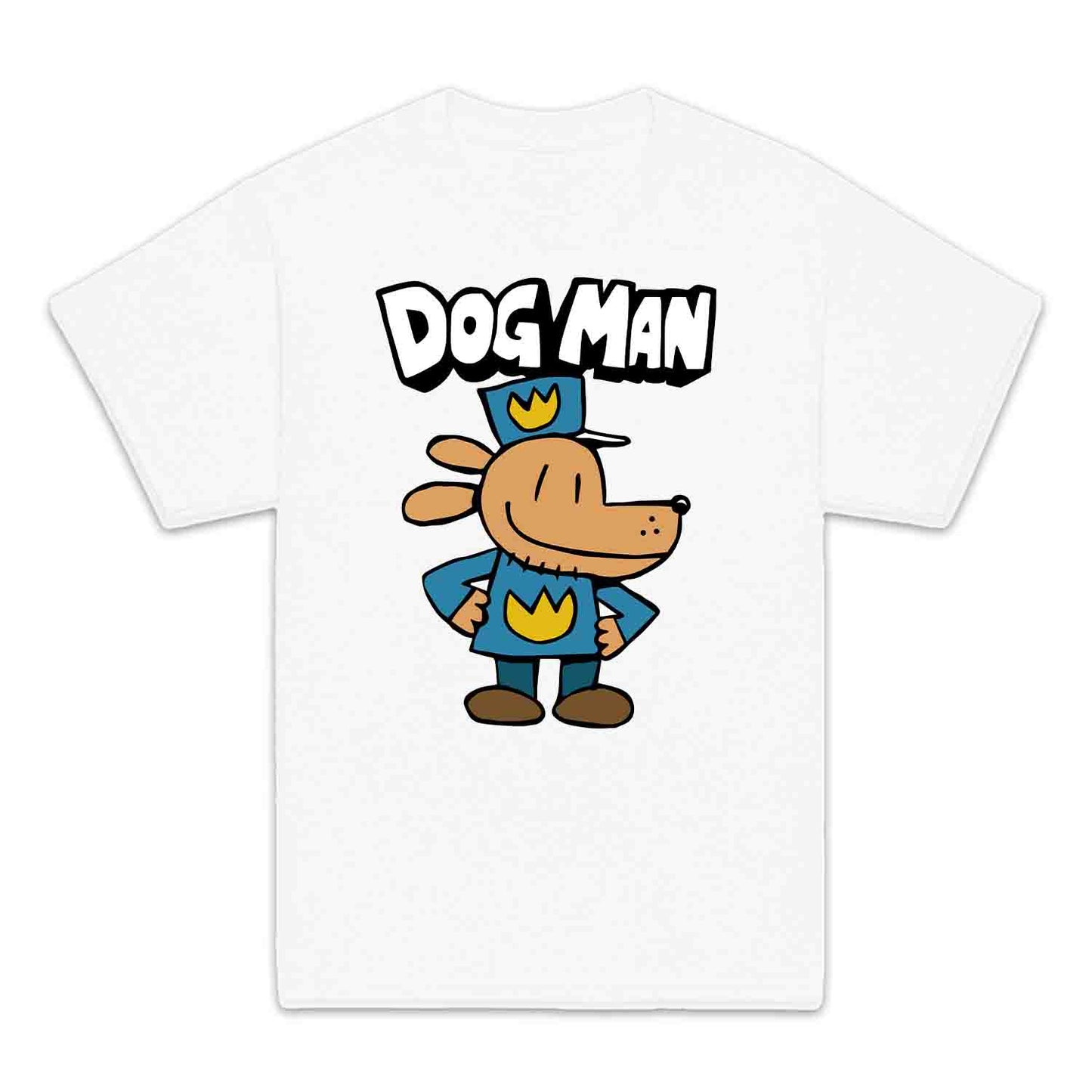 Dog Man World Book Day Kids T-Shirt | Funny Cop Dog Kids Jumper | Comic Cartoon Police Dog Hoodie | PRODUCT CODE: DGSDFUTRCX