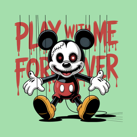 Disney Mickey Mouse Puppet Strings T-Shirt, Horror Cartoon Sweatshirt, Disney Halloween Hoodie | PRODUCT CODE: DHMWERXA
