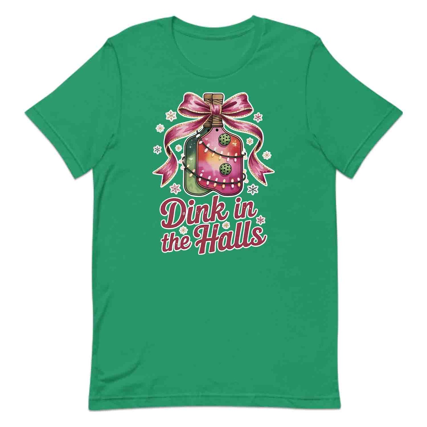 Dink In The Halls Pickleball Christmas T-Shirt, Funny Holiday Sweatshirt, Ugly Xmas Hoodie | PRODUCT CODE: DKJSDBEWP