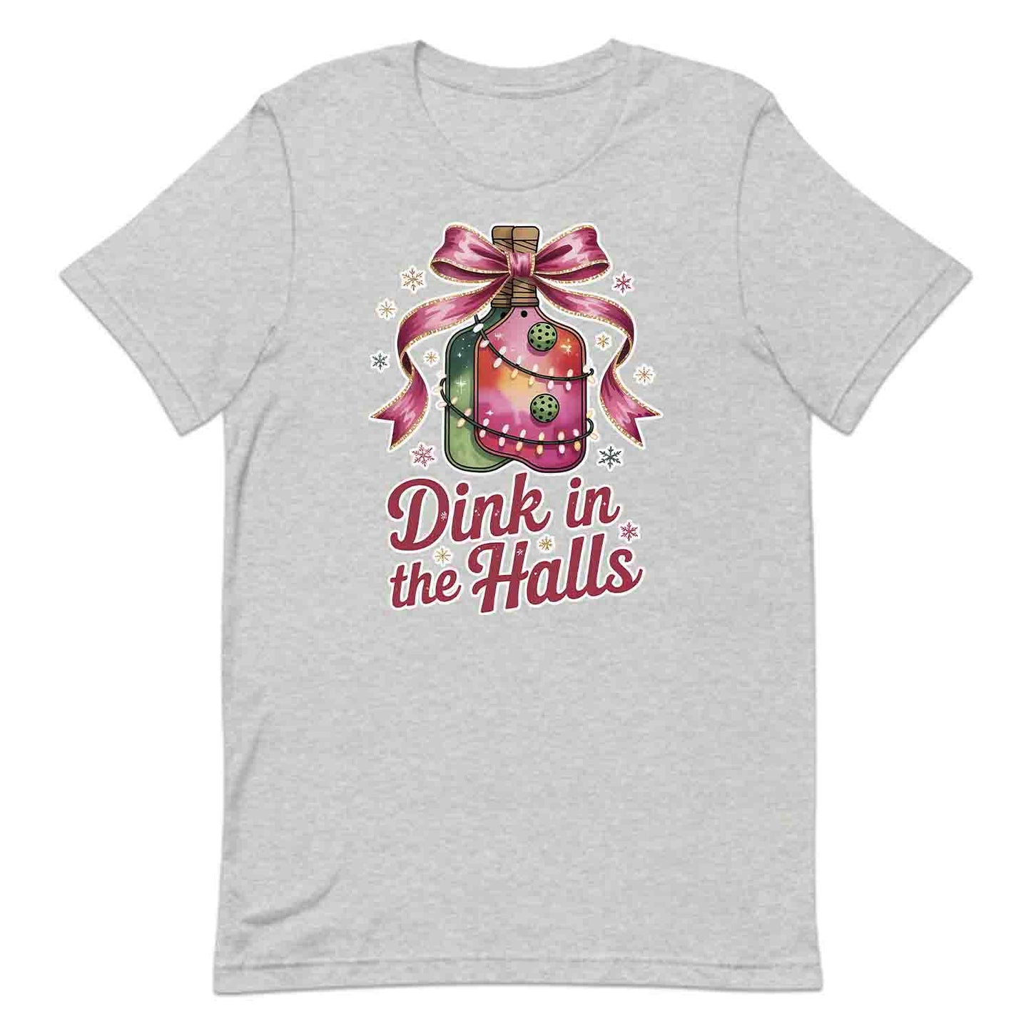 Dink In The Halls Pickleball Christmas T-Shirt, Funny Holiday Sweatshirt, Ugly Xmas Hoodie | PRODUCT CODE: DKJSDBEWP