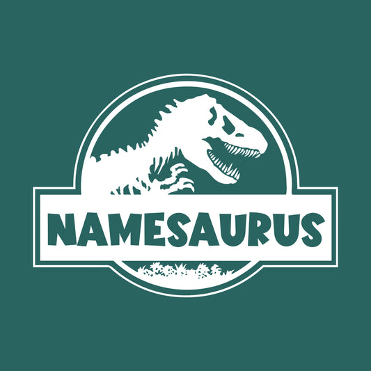 Personalized Namesaurus Dinosaur | PRODUCT CODE: DNAURCSTNM