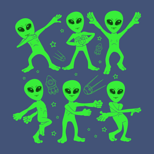 Halloween Alien Dance Party Area 51 Extraterrestrial | PRODUCT CODE: DNCGALNSPT