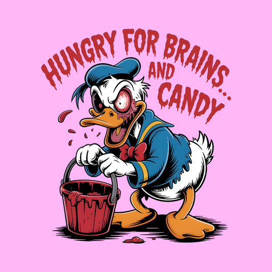Disney Donald Duck Zombie T-Shirt, Hungry for Brains Sweatshirt, Spooky Halloween Hoodie | PRODUCT CODE: DNHVWEJXK