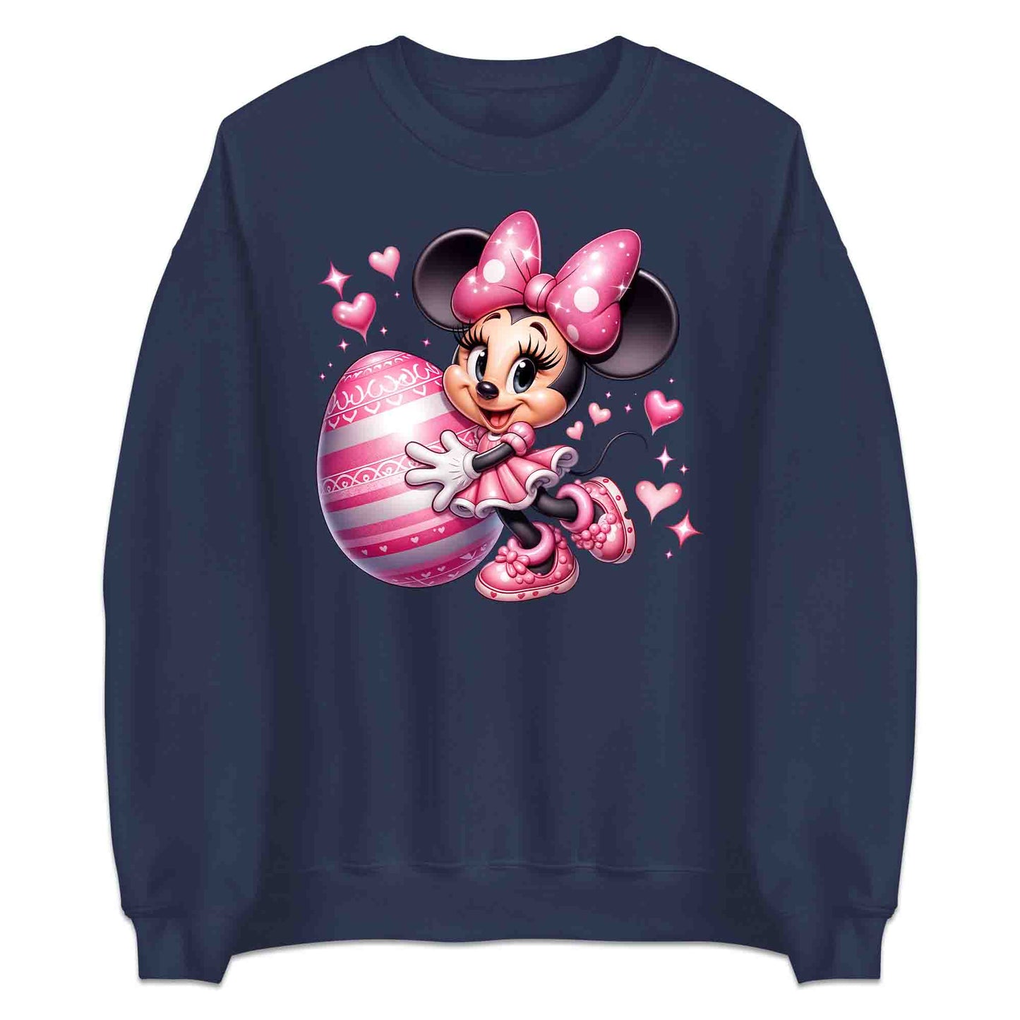 Disney Minnie Mouse Easter T-Shirt | Pink Bow & Festive Egg Jumper | Disney Lovers Hoodie | PRODUCT CODE: DNJKETEPASD