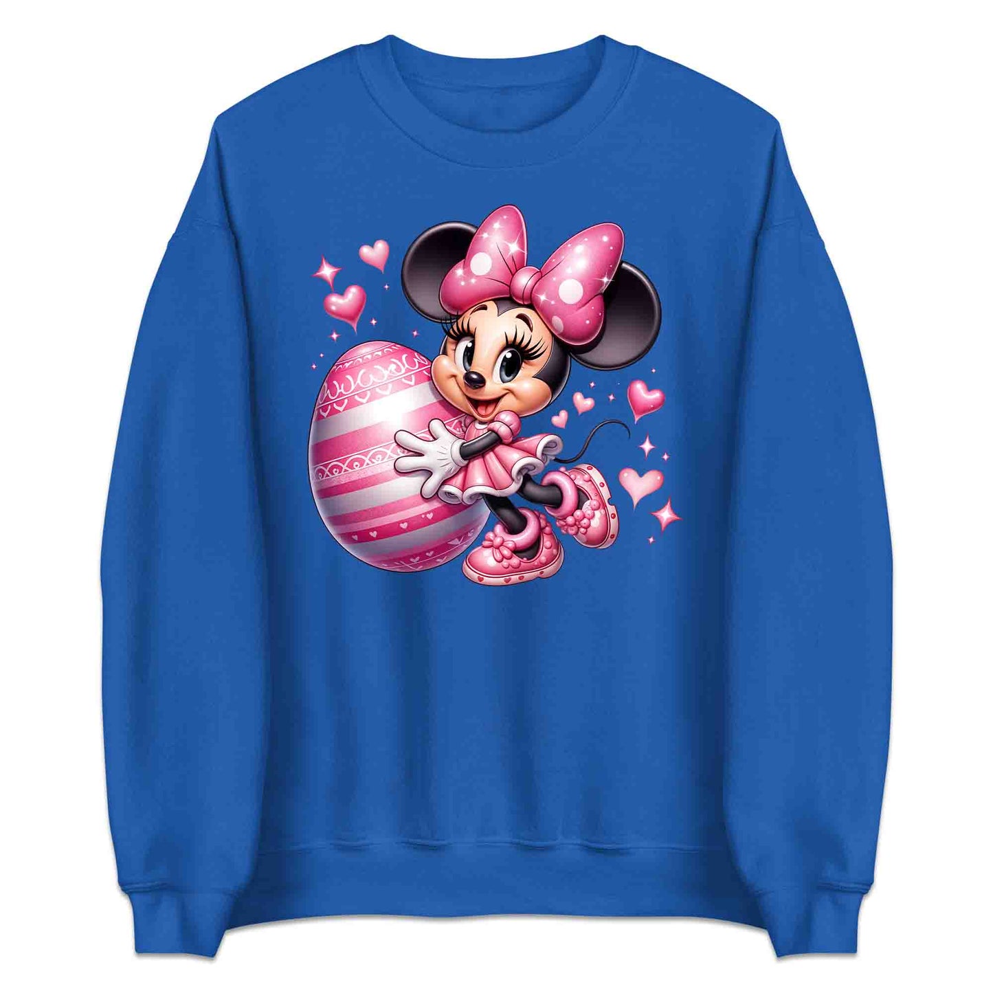 Disney Minnie Mouse Easter T-Shirt | Pink Bow & Festive Egg Jumper | Disney Lovers Hoodie | PRODUCT CODE: DNJKETEPASD