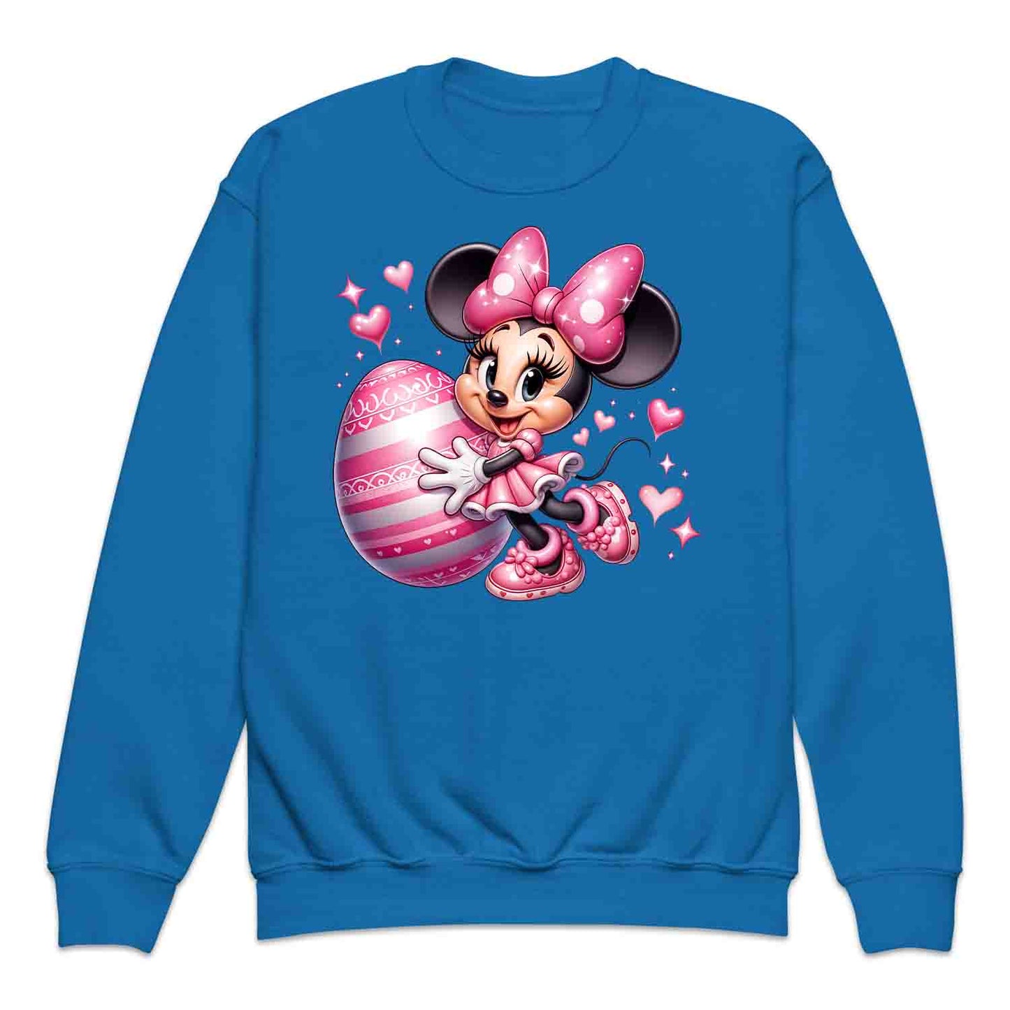 Disney Minnie Mouse Easter Kids T-Shirt | Pink Bow & Festive Egg Kids Jumper | Disney Lovers Hoodie | PRODUCT CODE: DNJKETEPASD