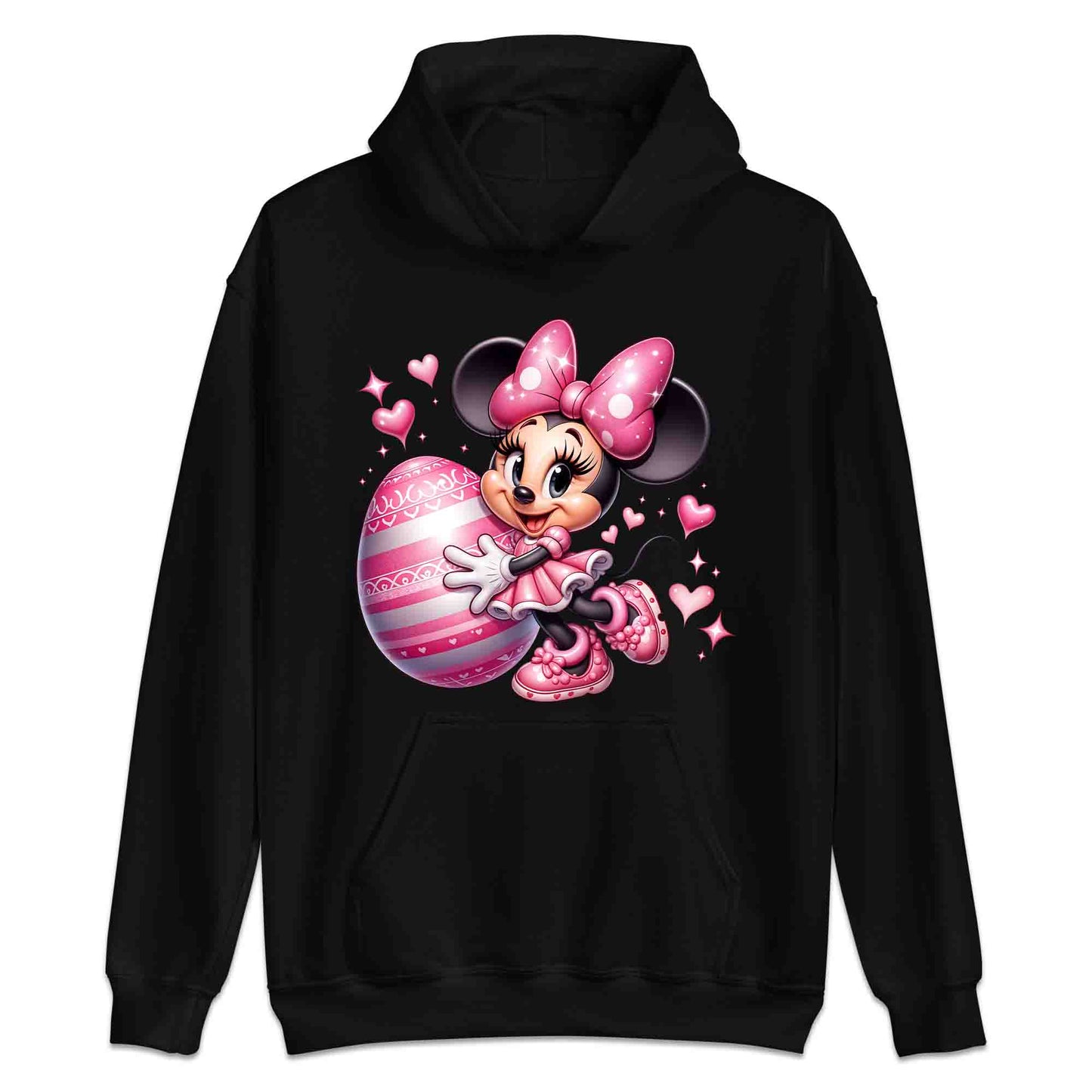 Disney Minnie Mouse Easter T-Shirt | Pink Bow & Festive Egg Jumper | Disney Lovers Hoodie | PRODUCT CODE: DNJKETEPASD
