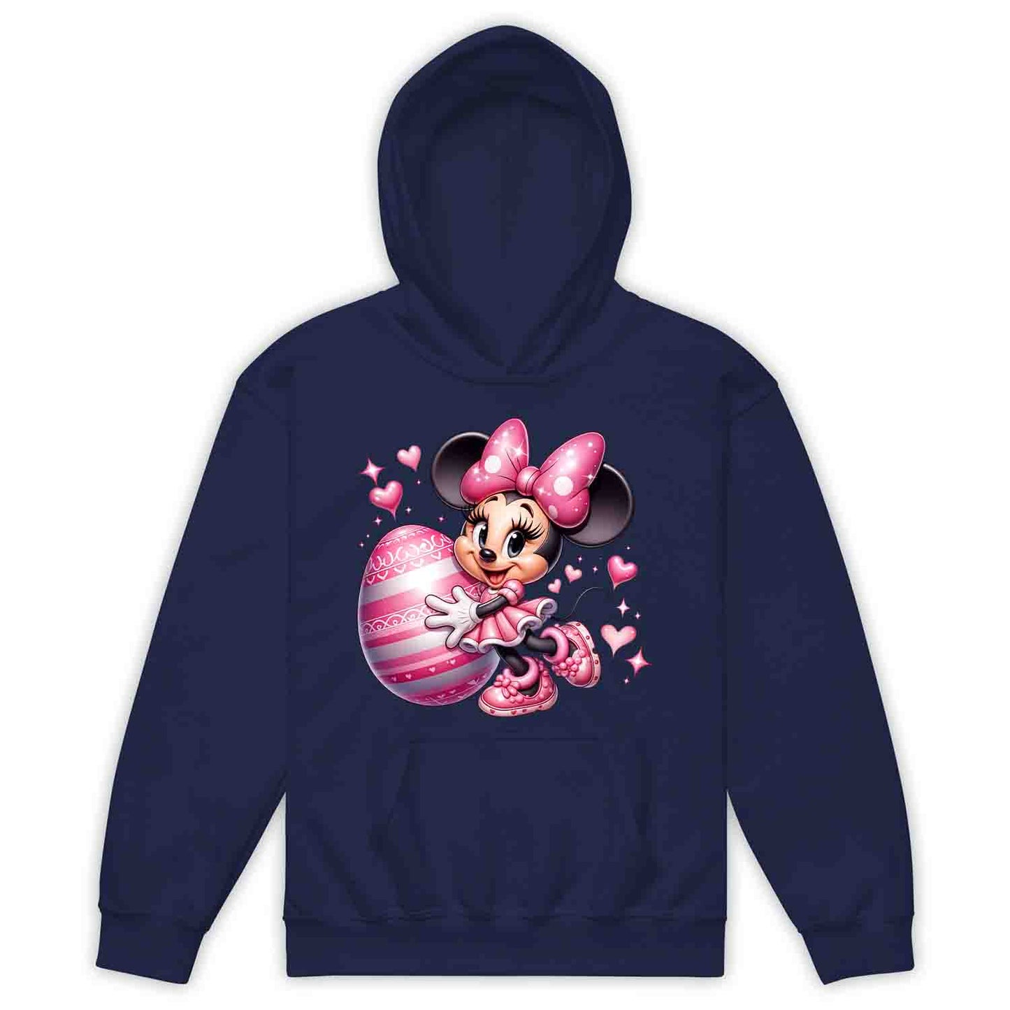 Disney Minnie Mouse Easter Kids T-Shirt | Pink Bow & Festive Egg Kids Jumper | Disney Lovers Hoodie | PRODUCT CODE: DNJKETEPASD
