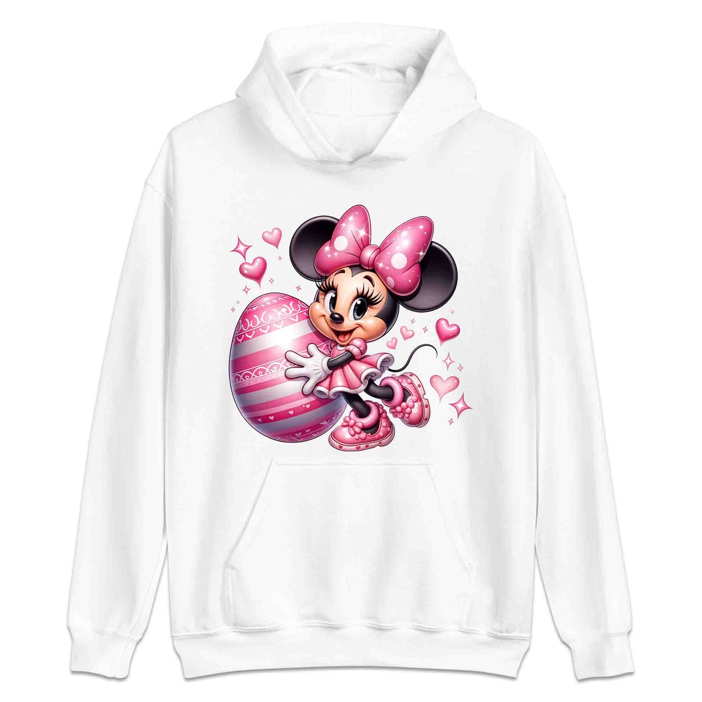 Disney Minnie Mouse Easter T-Shirt | Pink Bow & Festive Egg Jumper | Disney Lovers Hoodie | PRODUCT CODE: DNJKETEPASD